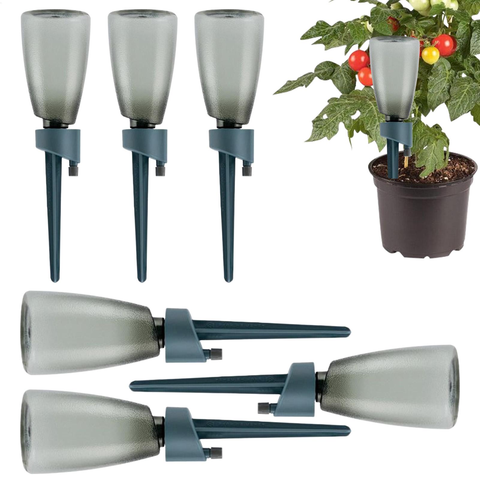 6個入り自動給水器 家庭用花植物自動散水装置 点滴灌漑システ - Self Watering Insert のレビューと価格