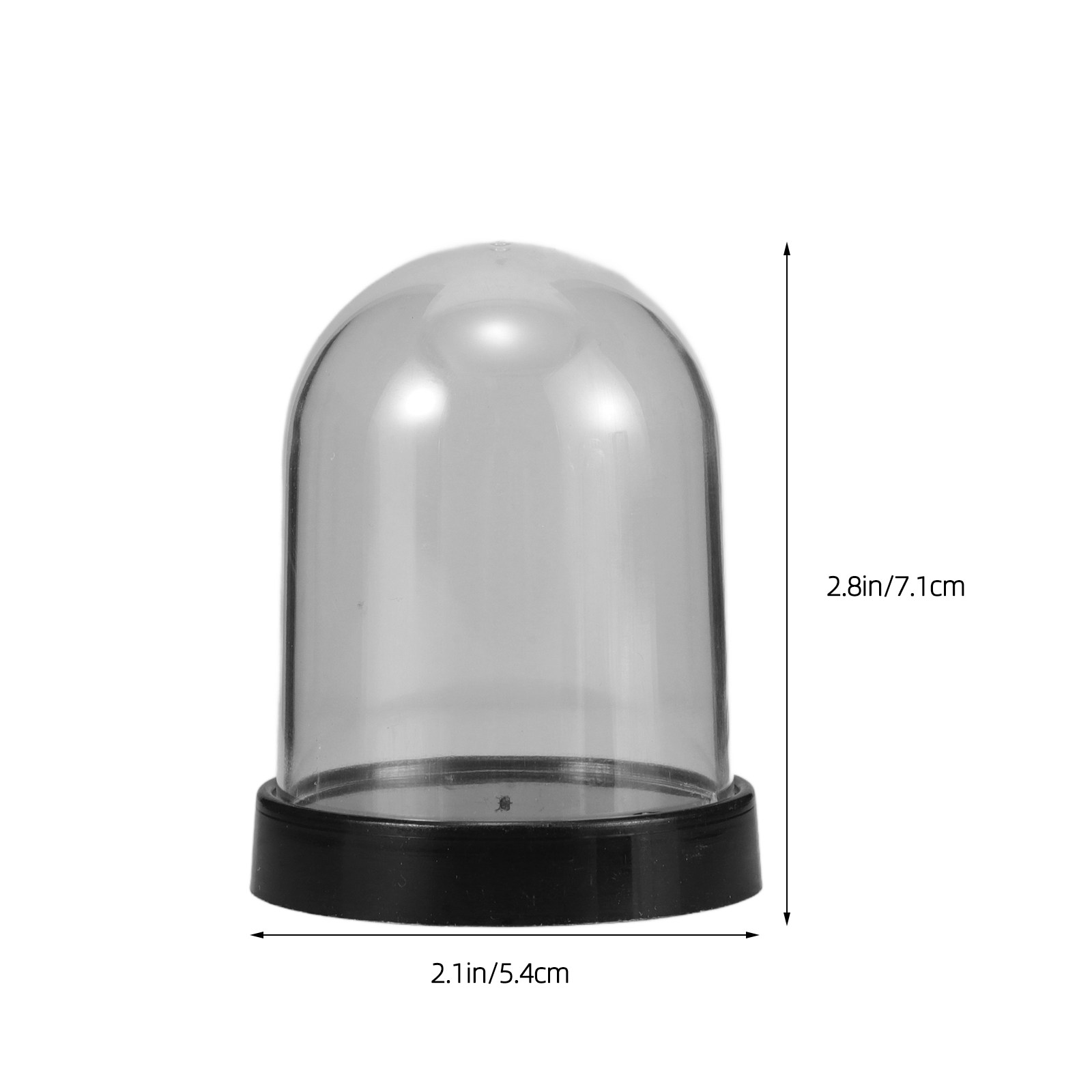 5セット ドーム型ディスプレイ装飾フェンスポスト 屋外ガーデ - Plastic Dome Clear のレビューと価格