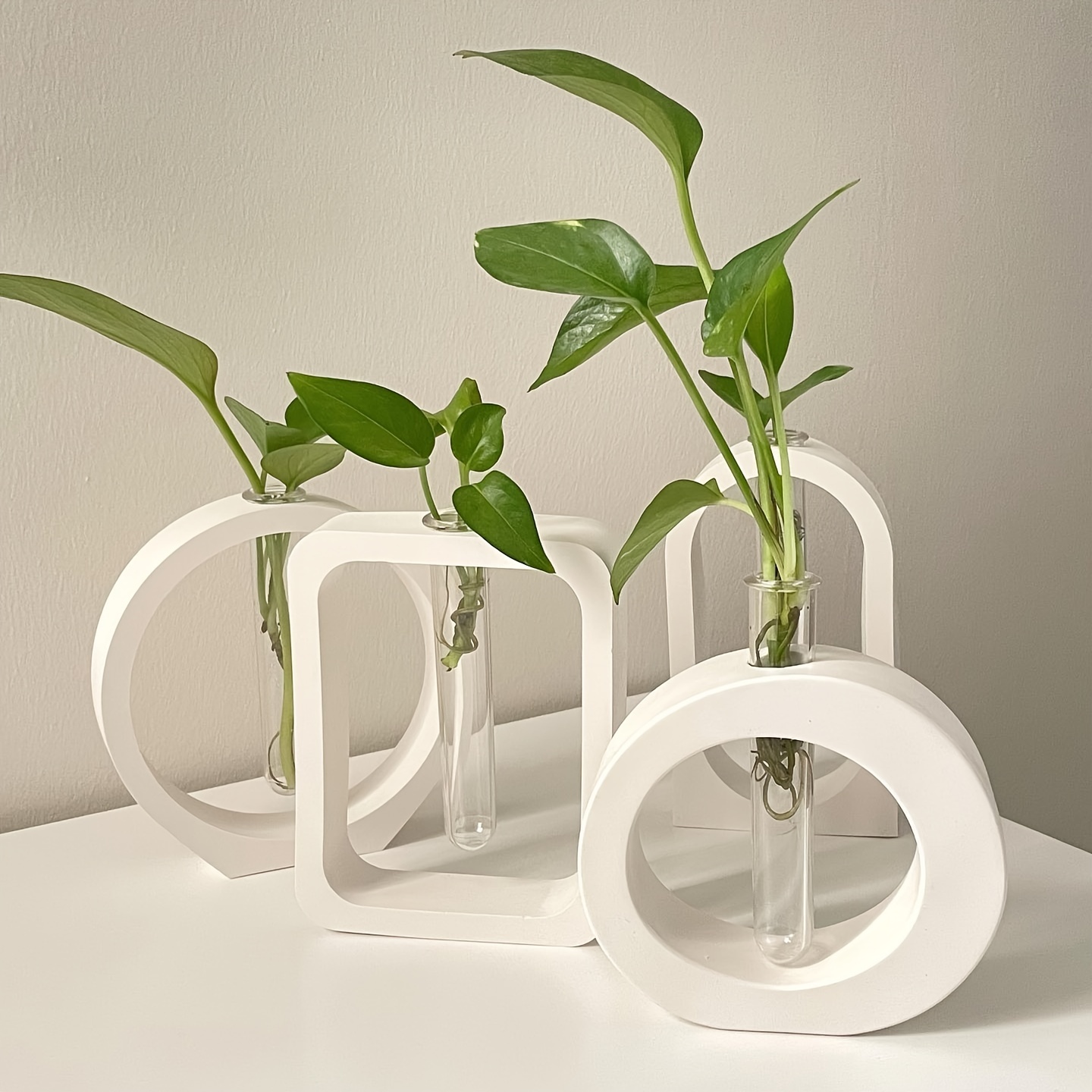 花の花瓶シリコン型、クリスタルエポキシ樹脂、水耕植物コンテナ - Propagation Station Vase のレビューと価格